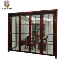 foshan factory aluminum exterior bifold door